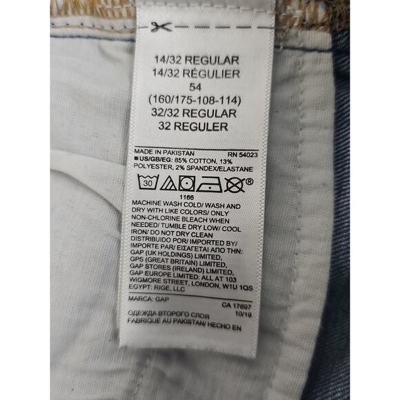 Gap 1969 Jeans Women Size 14/32R Blue Cotton Stretch High Rise Legging Skimmer. - Picture 5 of 14